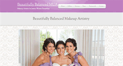 Desktop Screenshot of beautifullybalancedmua.com