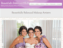 Tablet Screenshot of beautifullybalancedmua.com